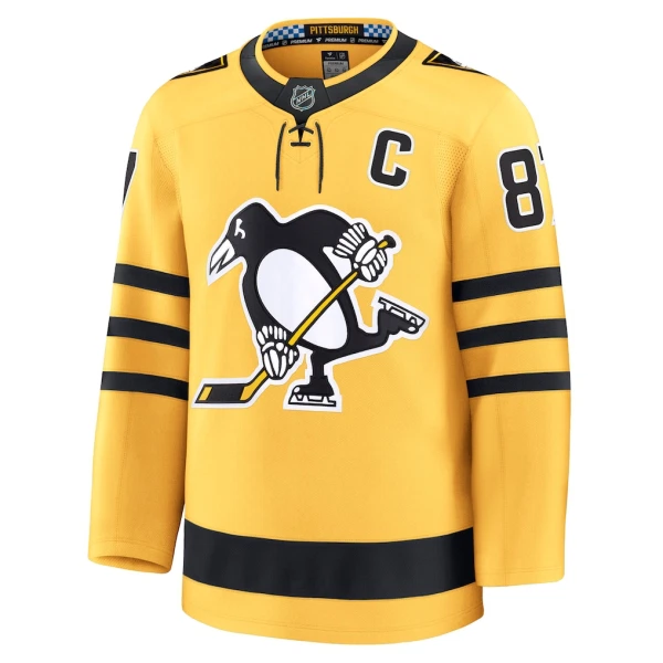 Fanatics Pittsburgh Penguins Sidney Crosby 25/26 Alternate Premium Trikot - Herren (Gold)