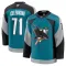 Fanatics San Jose Sharks Macklin Celebrini 25/26 Alternate Premium Trikot - Herren (Teal)