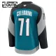 Fanatics San Jose Sharks Macklin Celebrini 25/26 Alternate Premium Trikot - Kinder (Teal)