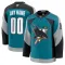Fanatics San Jose Sharks Personalisiert 25/26 Alternate Premium Trikot - Herren (Teal)
