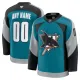Fanatics San Jose Sharks Personalisiert 25/26 Alternate Premium Trikot - Herren (Teal)
