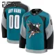 Fanatics San Jose Sharks Personalisiert 25/26 Alternate Premium Trikot - Kinder (Teal)