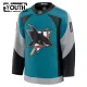 Fanatics San Jose Sharks Personalisiert 25/26 Alternate Premium Trikot - Kinder (Teal)