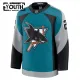 Fanatics San Jose Sharks Will Smith 25/26 Alternate Premium Trikot - Kinder (Teal)