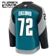 Fanatics San Jose Sharks William Eklund 25/26 Alternate Premium Trikot - Kinder (Teal)