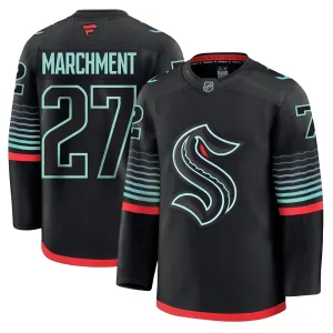 Fanatics Seattle Kraken Mason Marchment 25/26 Alternate Premium Trikot - Herren (Schwarz)