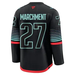 Fanatics Seattle Kraken Mason Marchment 25/26 Alternate Premium Trikot - Herren (Schwarz)