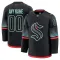 Fanatics Seattle Kraken Personalisiert 25/26 Alternate Premium Trikot - Herren (Schwarz)
