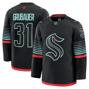 Fanatics Seattle Kraken Philipp Grubauer 25/26 Alternate Premium Trikot - Herren (Schwarz)