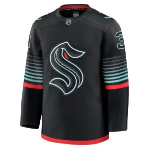 Fanatics Seattle Kraken Philipp Grubauer 25/26 Alternate Premium Trikot - Herren (Schwarz)