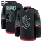 Fanatics Seattle Kraken Philipp Grubauer 25/26 Alternate Premium Trikot - Kinder (Schwarz)