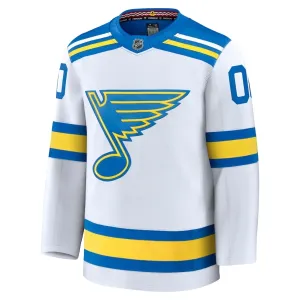 Fanatics St. Louis Blues Personalisiert 25/26 Away Premium Trikot - Herren (Weiss)
