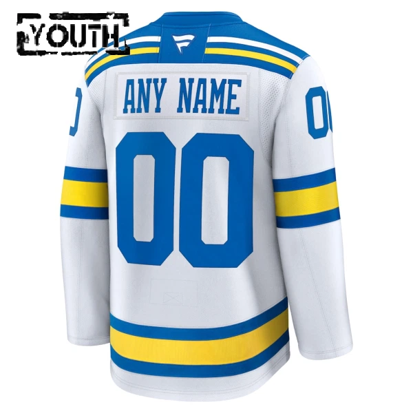 Fanatics St. Louis Blues Personalisiert 25/26 Away Premium Trikot - Kinder (Weiss)