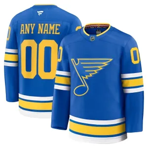 Fanatics St. Louis Blues Personalisiert 25/26 Home Premium Trikot - Herren (Blau)