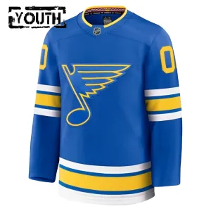 Fanatics St. Louis Blues Personalisiert 25/26 Home Premium Trikot - Kinder (Blau)