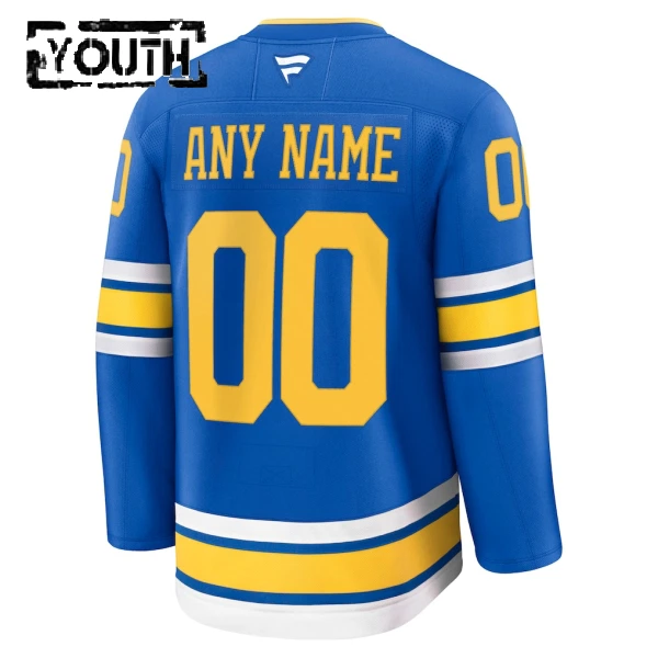Fanatics St. Louis Blues Personalisiert 25/26 Home Premium Trikot - Kinder (Blau)