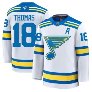 Fanatics St. Louis Blues Robert Thomas 25/26 Away Premium Trikot - Herren (Weiss)