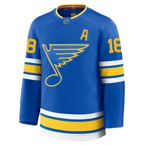 Fanatics St. Louis Blues Robert Thomas 25/26 Home Premium Trikot - Herren (Blau)
