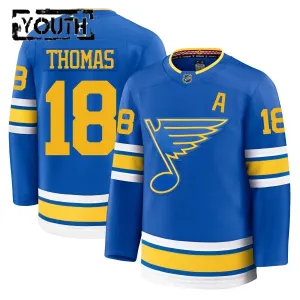 Fanatics St. Louis Blues Robert Thomas 25/26 Home Premium Trikot - Kinder (Blau)