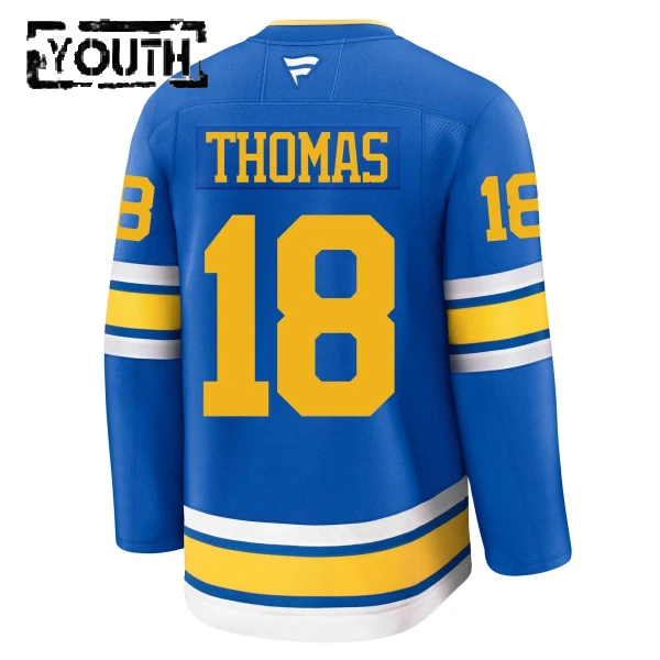 Fanatics St. Louis Blues Robert Thomas 25/26 Home Premium Trikot - Kinder (Blau)