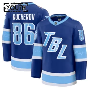Fanatics Tampa Bay Lightning Nikita Kucherov 25/26 Premium Stadium Series Trikot - Kinder (Blau)