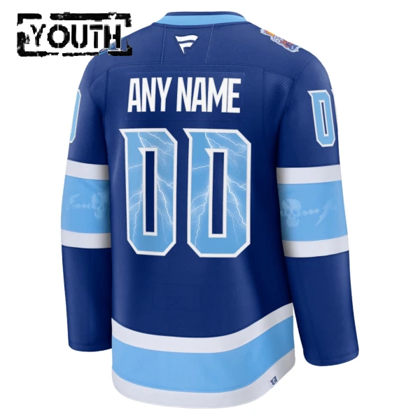 Fanatics Tampa Bay Lightning Personalisiert 25/26 Premium Stadium Series Trikot - Kinder (Blau)