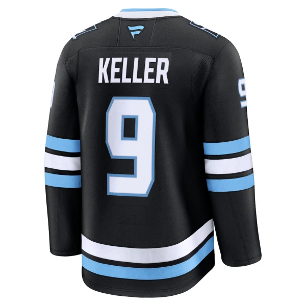 Fanatics Utah Hockey Club Clayton Keller 25/26 Home Premium Trikot - Herren (Schwarz)