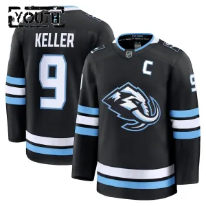 Fanatics Utah Hockey Club Clayton Keller 25/26 Home Premium Trikot - Kinder (Schwarz)