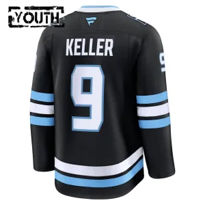Fanatics Utah Hockey Club Clayton Keller 25/26 Home Premium Trikot - Kinder (Schwarz)