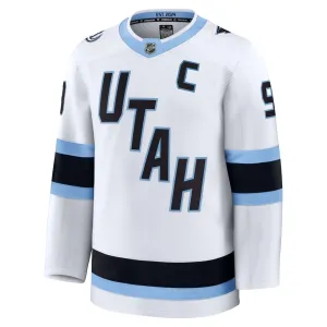 Fanatics Utah Hockey Club Clayton Keller Away Premium Trikot - Herren (Weiss)