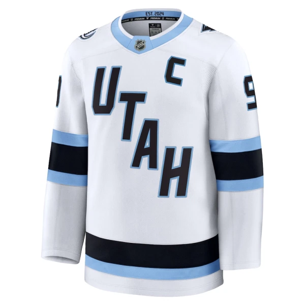 Fanatics Utah Hockey Club Clayton Keller Away Premium Trikot - Herren (Weiss)