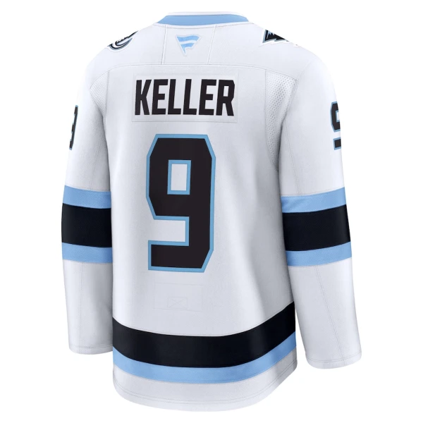Fanatics Utah Hockey Club Clayton Keller Away Premium Trikot - Herren (Weiss)