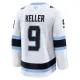 Fanatics Utah Hockey Club Clayton Keller Away Premium Trikot - Herren (Weiss)
