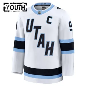 Fanatics Utah Hockey Club Clayton Keller Away Premium Trikot - Kinder (Weiss)