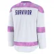 Fanatics Utah Hockey Club Hockey Fights Cancer Personalisiert Practice Trikot - Herren (Weiss)