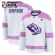 Fanatics Utah Hockey Club Hockey Fights Cancer Personalisiert Practice Trikot - Kinder (Weiss)