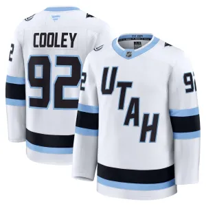 Fanatics Utah Hockey Club Logan Cooley Away Premium Trikot - Herren (Weiss)