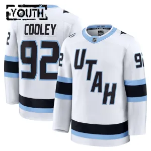 Fanatics Utah Hockey Club Logan Cooley Away Premium Trikot - Kinder (Weiss)