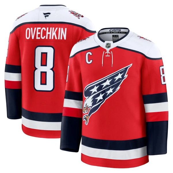 Fanatics Washington Capitals Alex Ovechkin 25/26 Alternate Premium Trikot - Herren (Rot)