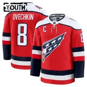 Fanatics Washington Capitals Alex Ovechkin 25/26 Alternate Premium Trikot - Kinder (Rot)