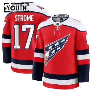 Fanatics Washington Capitals Dylan Strome 25/26 Alternate Premium Trikot - Kinder (Rot)