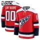 Fanatics Washington Capitals Personalisiert 25/26 Alternate Premium Trikot - Kinder (Rot)
