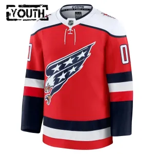 Fanatics Washington Capitals Personalisiert 25/26 Alternate Premium Trikot - Kinder (Rot)