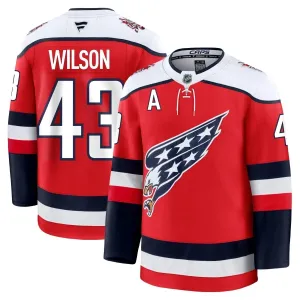 Fanatics Washington Capitals Tom Wilson 25/26 Alternate Premium Trikot - Herren (Rot)