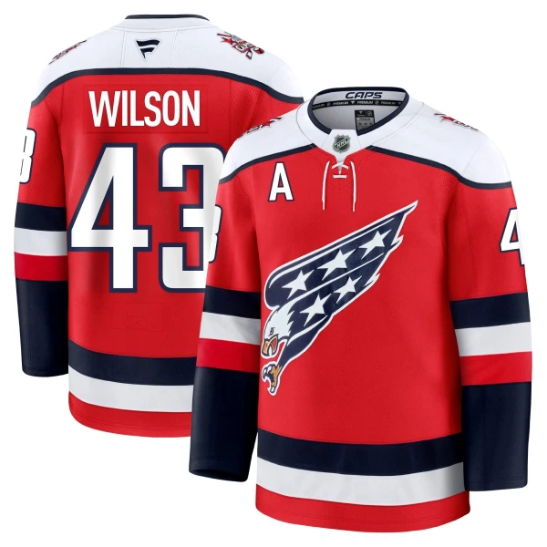 Fanatics Washington Capitals Tom Wilson 25/26 Alternate Premium Trikot - Herren (Rot)