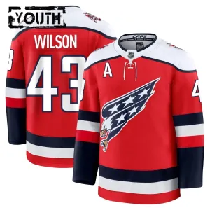 Fanatics Washington Capitals Tom Wilson 25/26 Alternate Premium Trikot - Kinder (Rot)