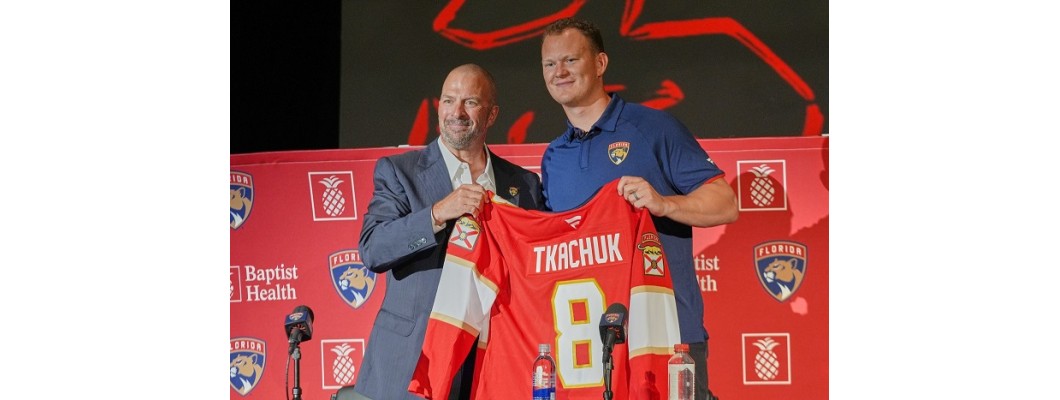 Braeden Tkachuk verstärkt die Florida Panthers für einen Neuanfang