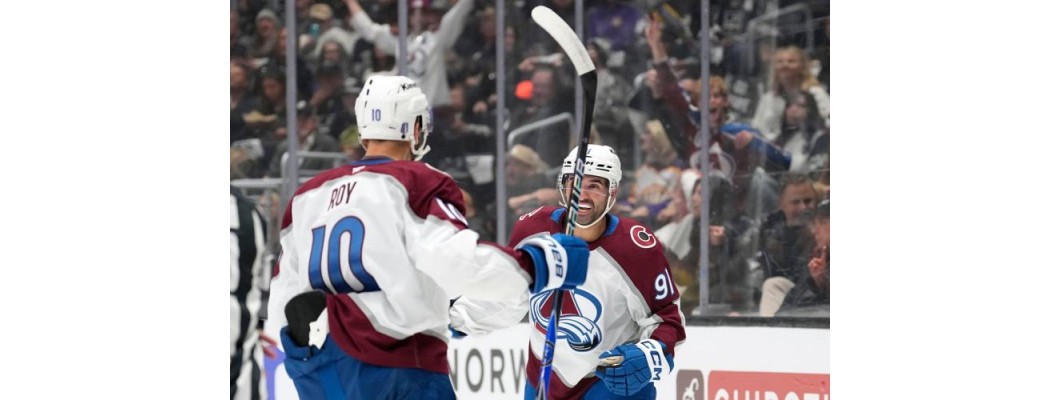 Die Colorado Avalanche erreichten mit einer perfekten 4:0-Bilanz die nächste Runde der NHL-Playoffs Die Colorado Avalanche erreichten mit einer perfekten 4:0-Bilanz die nächste Runde der NHL-Playoffs