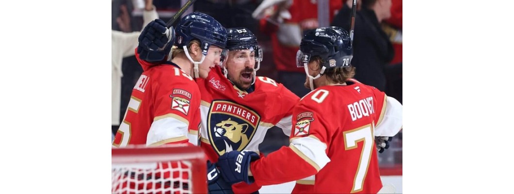 Die Florida Panthers stehen drei Jahre in Folge im Finale Die Florida Panthers stehen drei Jahre in Folge im Finale