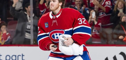 Jacob Fowlers Karriere-Premieren gelangen ihm allesamt in einem Spiel gegen die Pittsburgh Penguins